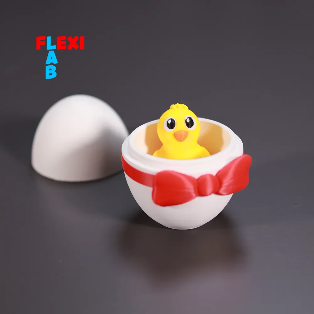 Easter surprise egg with chick as a gift - Free 3D Print Model - MakerWorld