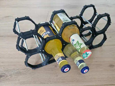 Modular Beer Bottle Rack