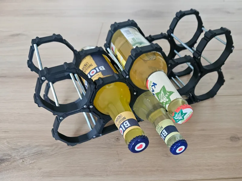 Modular Beer Bottle Rack