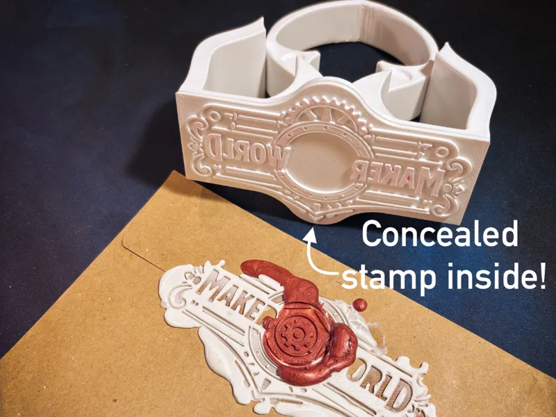 The Hidden Mark – Concealed Wax Seal Stamp