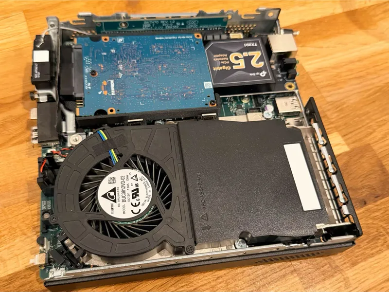 2.5" SATA SSD Mount for Lenovo M920q (Bare PCB)