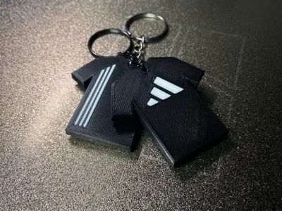 Adidas t-shirt keychain 