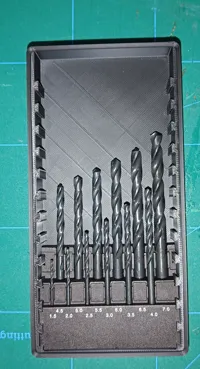 Organiseur Gridfinity 2x4 pour forets DeWalt — photo 2