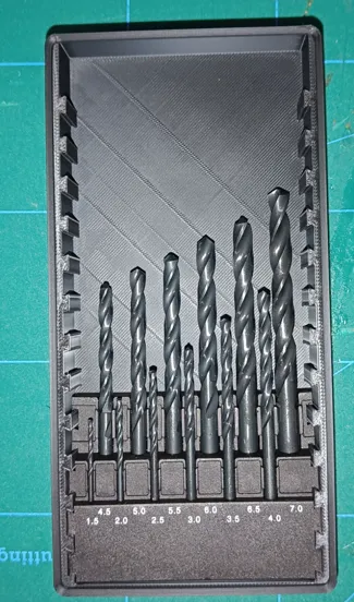 Gridfinity 2x4 DeWalt Drill Bit Organizer