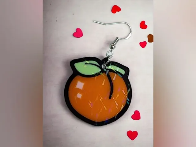 Peach Earrings