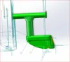 The optimized version reduces the overall height. The total height is 62 centimeters. The previous total height was 66 centimeters