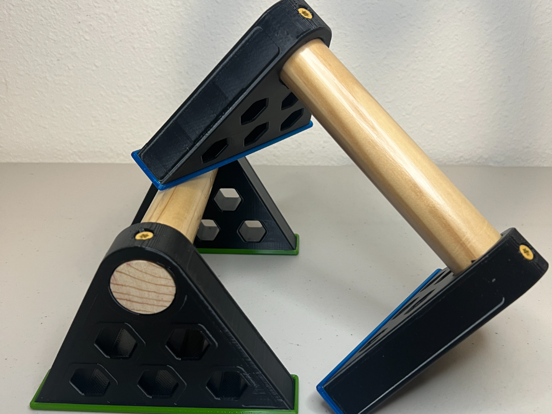 Push Up Bars for 1.25 in. or 32mm Wooden Dowel