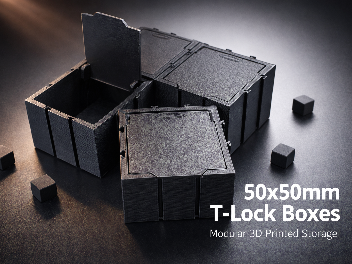 SnapStack T-Lock 50x50 Modular Storage box