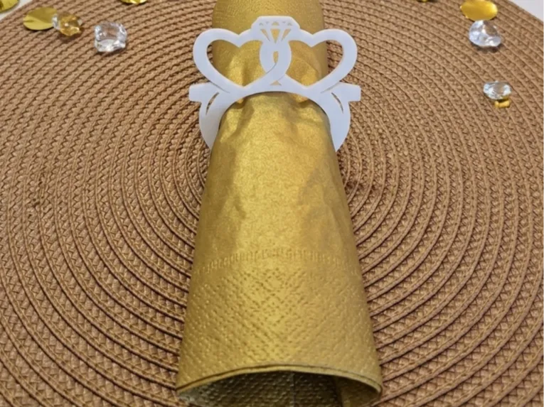 napkin holder wedding ring