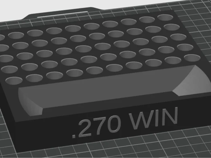 270 Winchester Reloading Tray