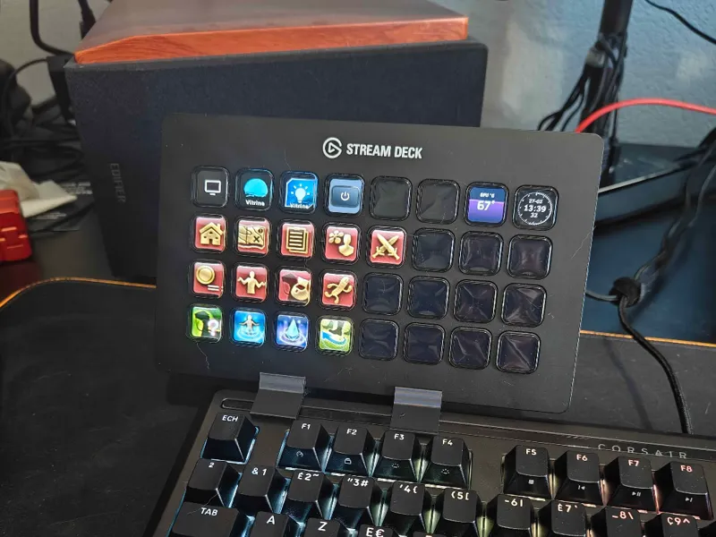 Support StreamDeck XL Corsair Galleon 100 SD