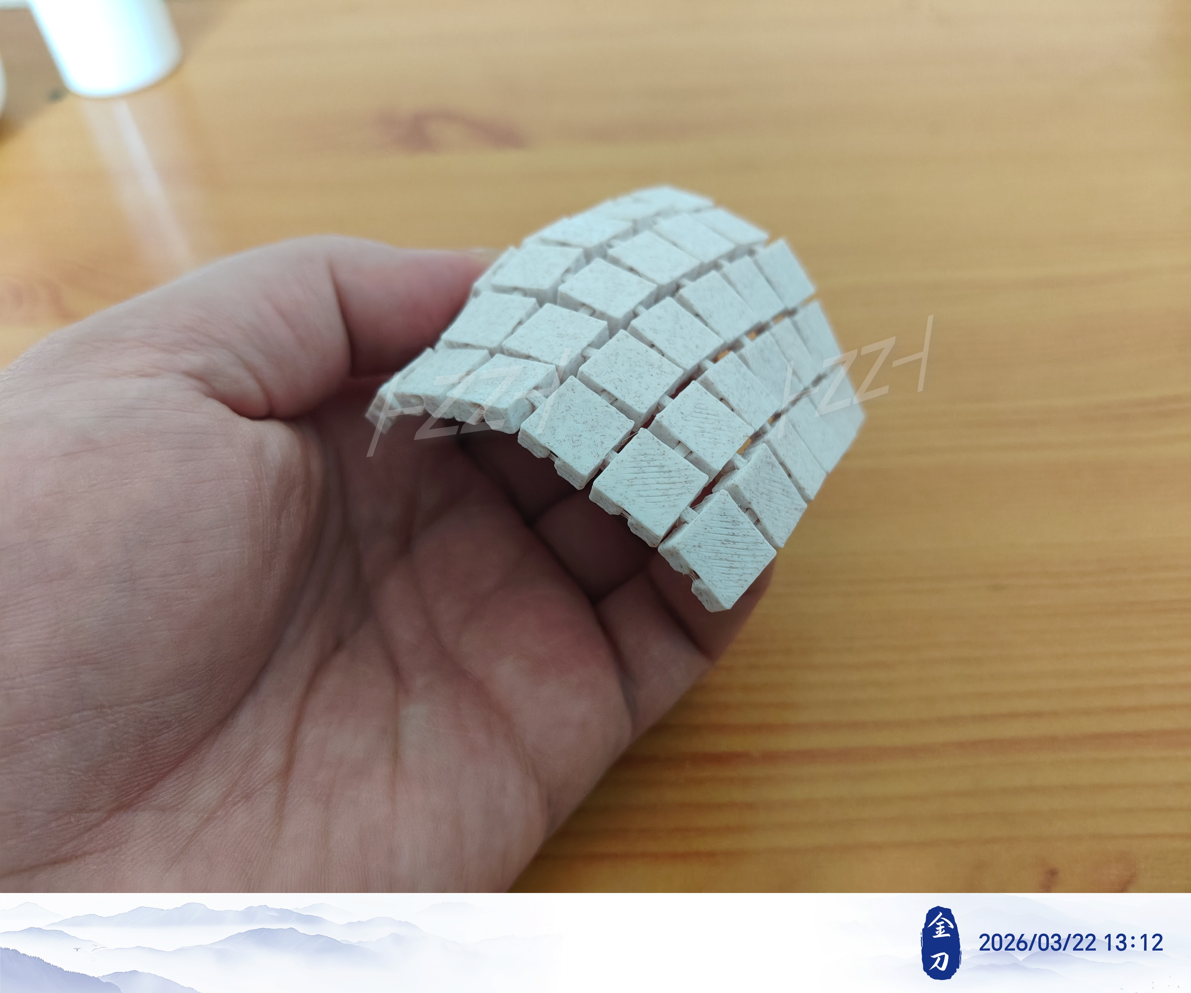 Miniatura 2 do modelo 3D 可拼装类锁子甲杯垫系列-四_2.0-2.2