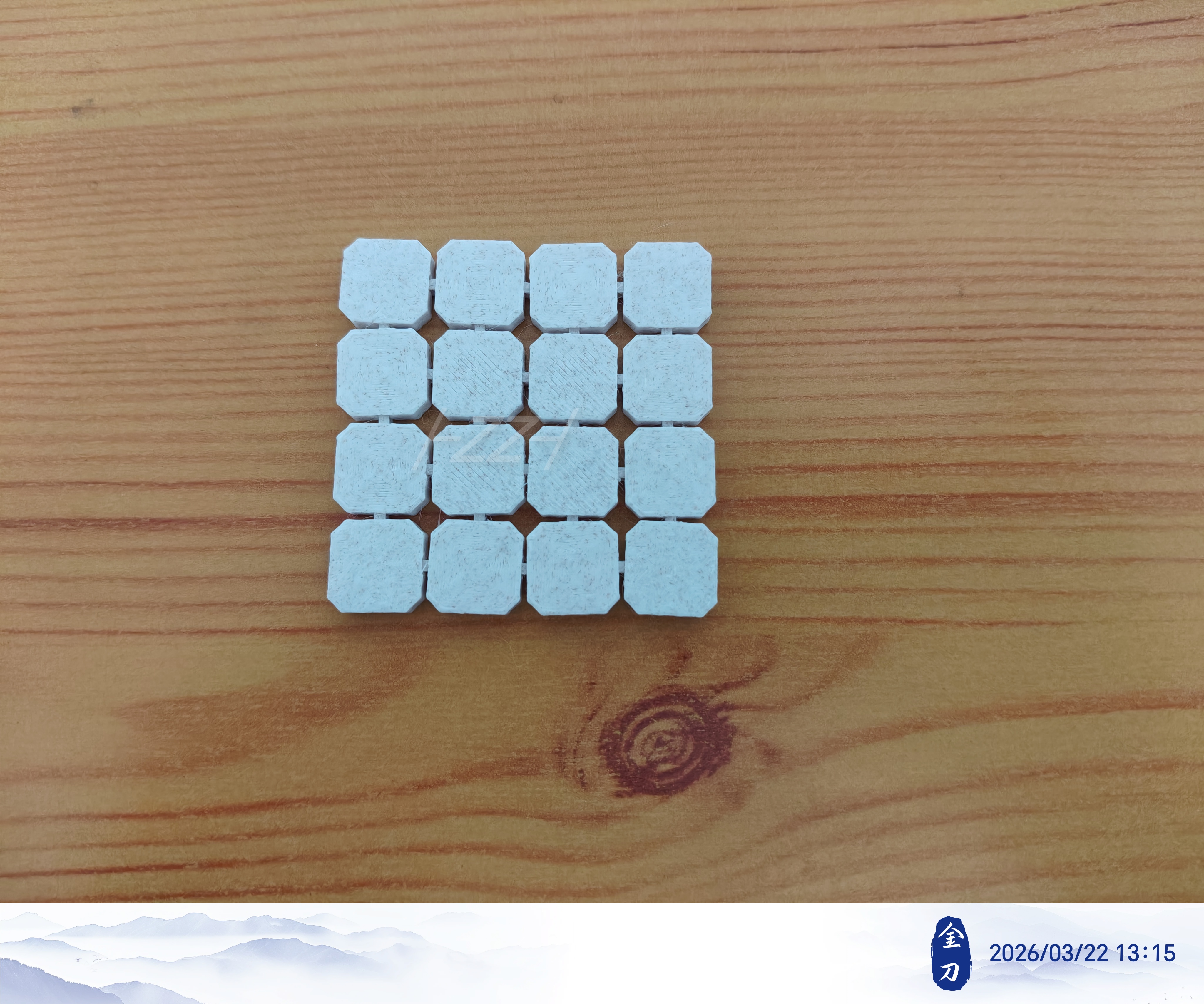 Miniatura 6 do modelo 3D 可拼装类锁子甲杯垫系列-四_2.0-2.2