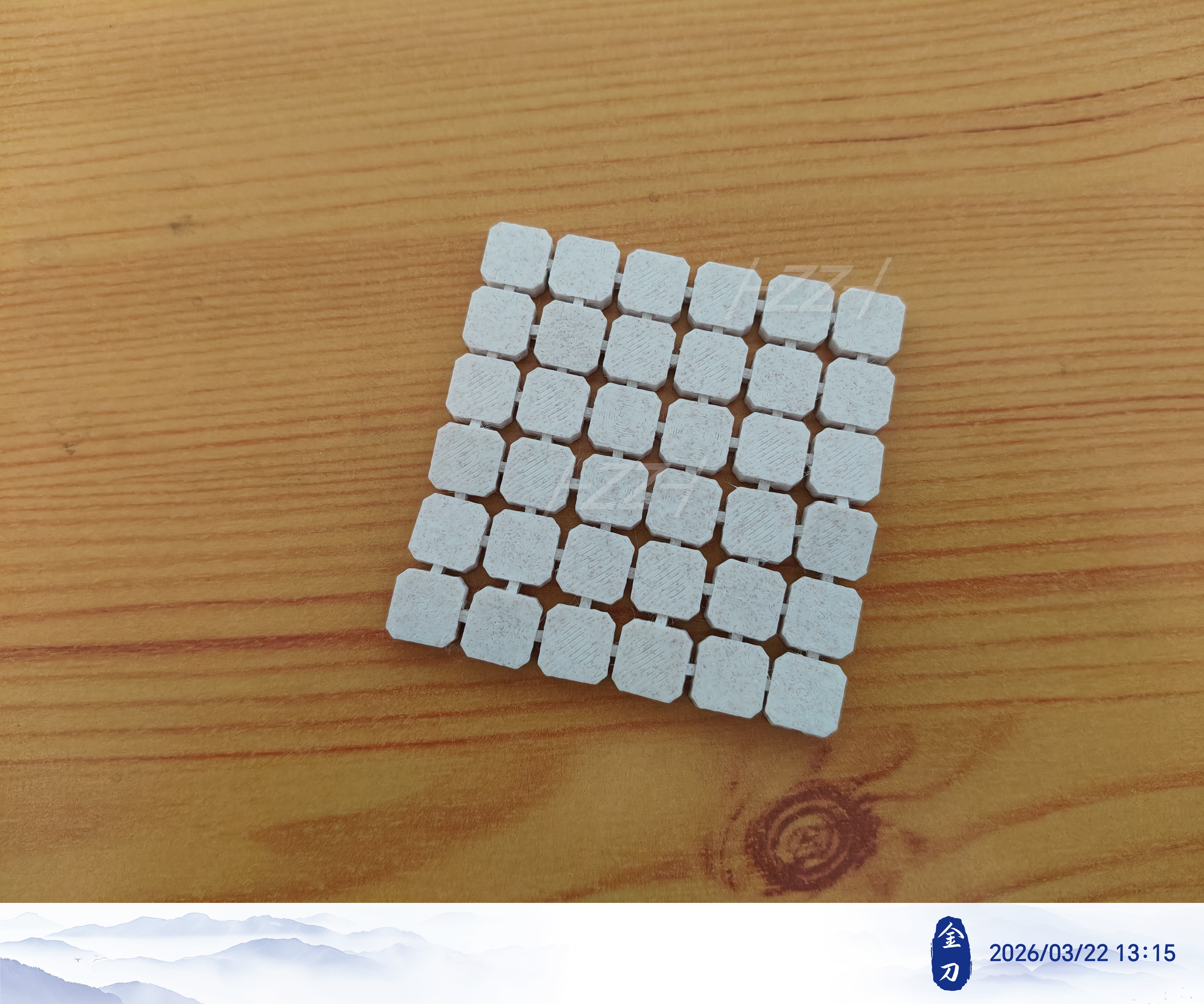Miniatura 8 do modelo 3D 可拼装类锁子甲杯垫系列-四_2.0-2.2