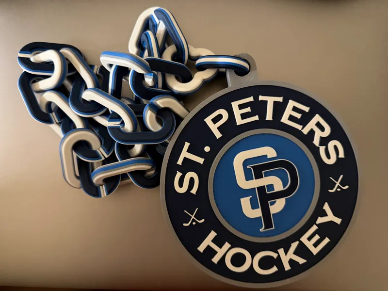 St. Peters Hockey Club Logo Necklace