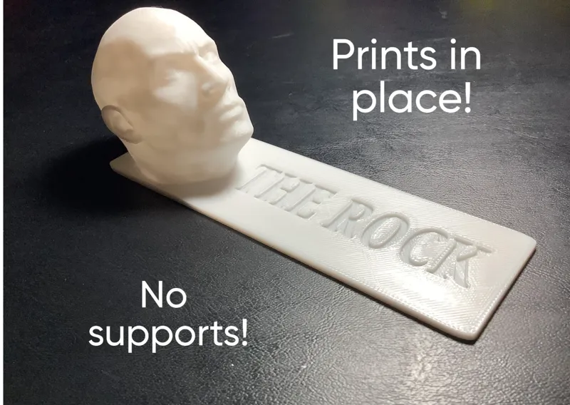 THE ROCKMARK (Rock Bookmark) No supports needed!