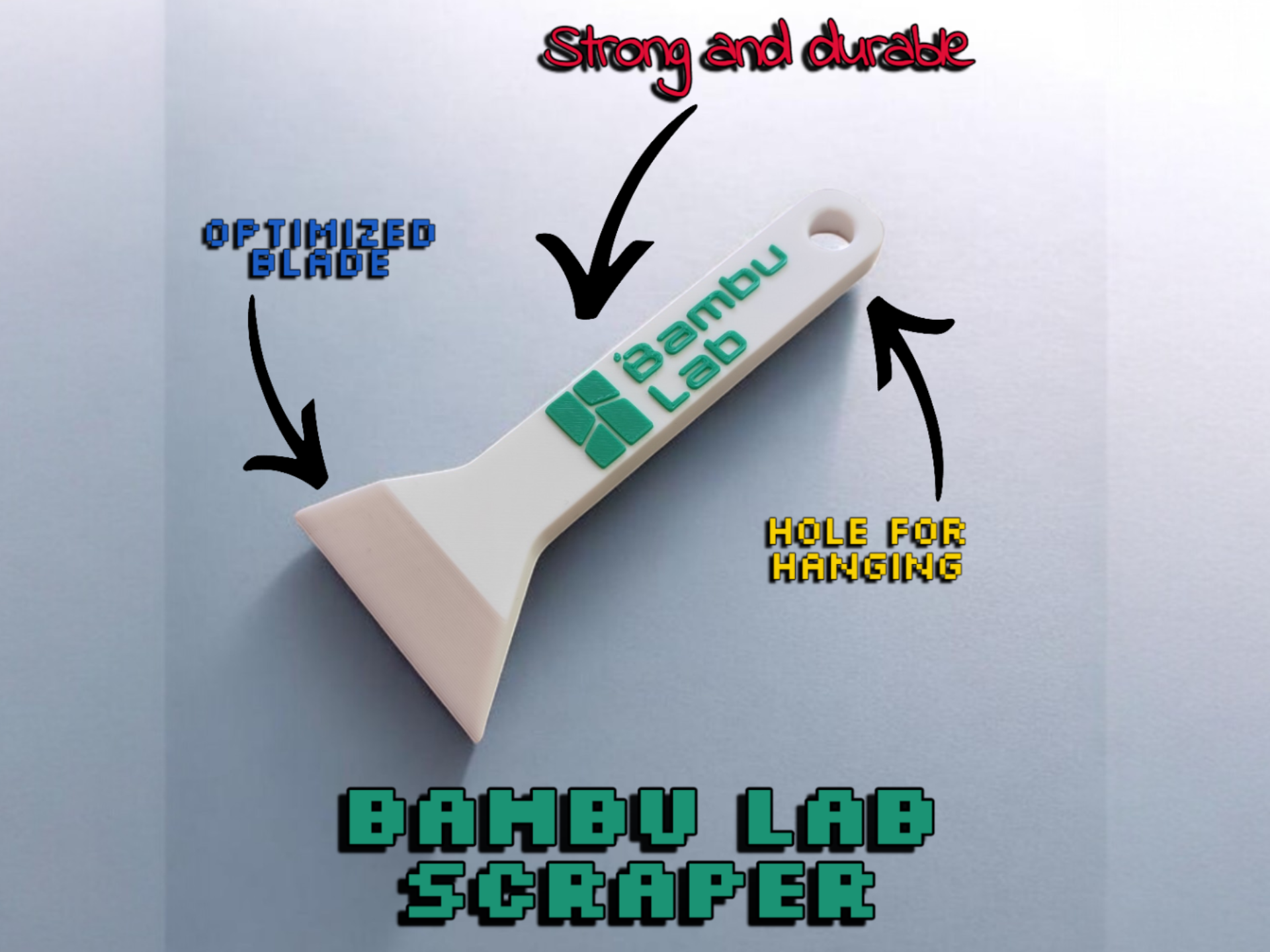 Grattoir de plateau Bambu Lab