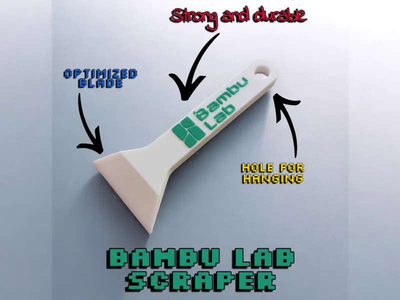 Grattoir de plateau Bambu Lab