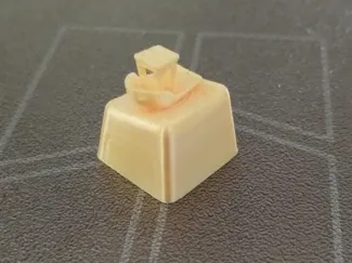 Benchy Keycap (Gold PLA Silk)