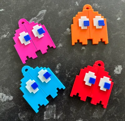 Pacman Ghost Clips