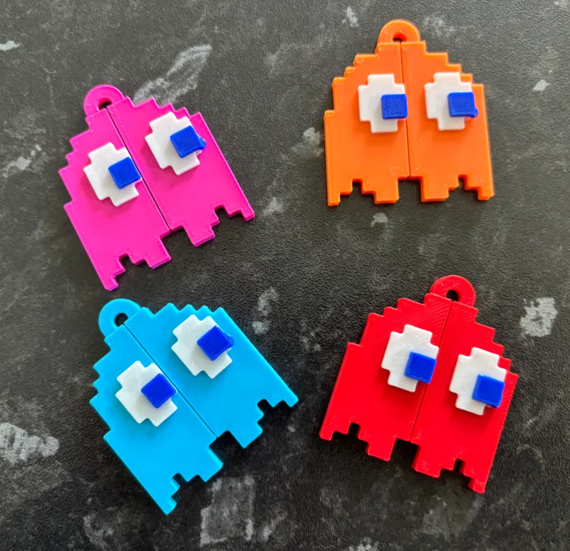 Pacman Ghost Clips