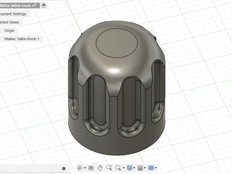 Midland Walkie Talkie Knob