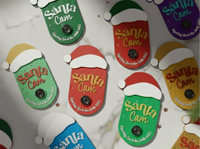 Santa Cam – North Pole Surveillance Ornament
