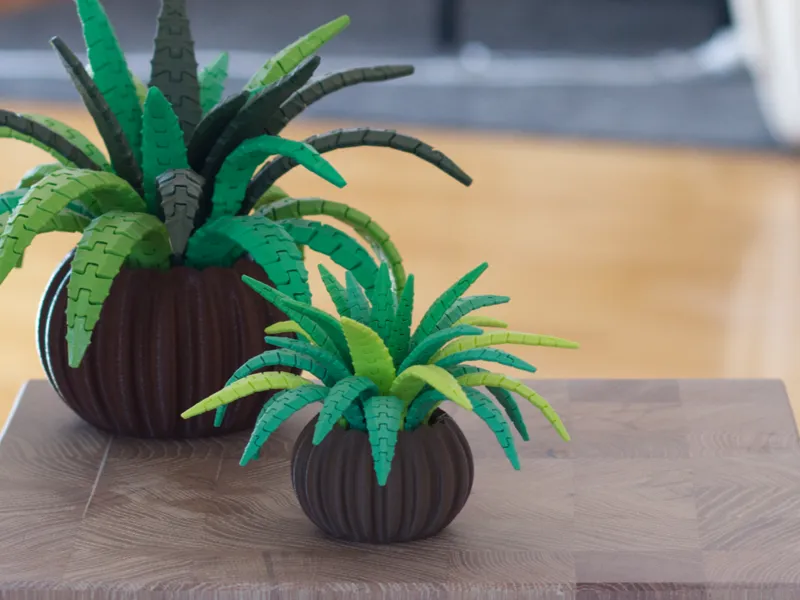 TinyPlants Spider Planter -FlexiPlants Garden ser.