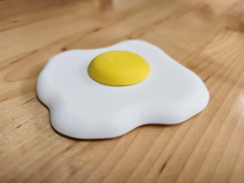 Spilled Egg Fidget Spinner