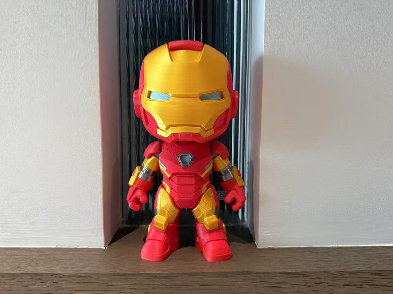 Miniatura 5 do modelo 3D Q版钢铁侠 多色拆件打印（无需ams）