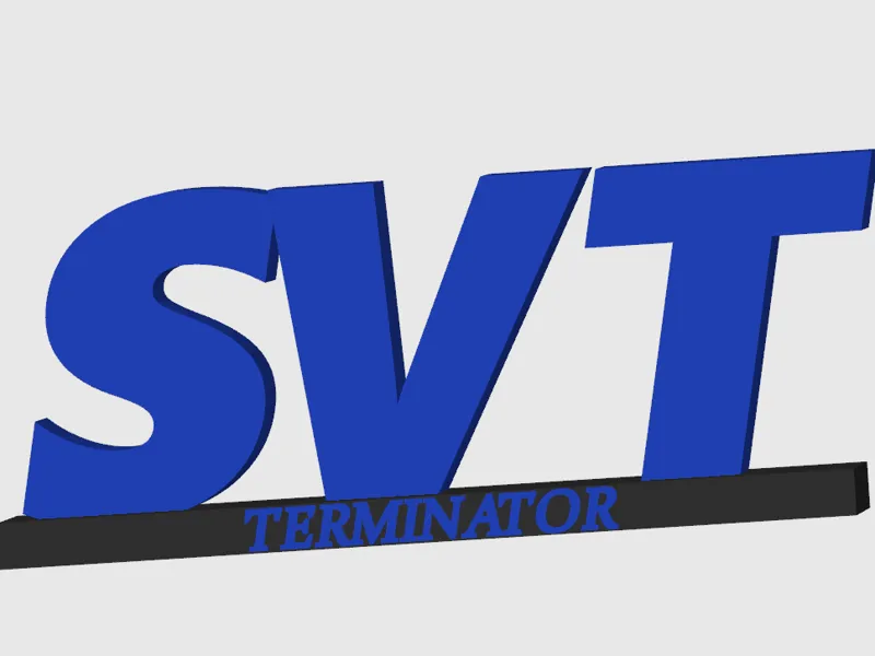 SVT Terminator Cobra Desk Plaque