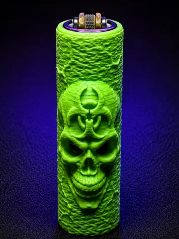 Adorno temático: Toxic Skull — Clipper Cover | ID3D — vista de referencia 2