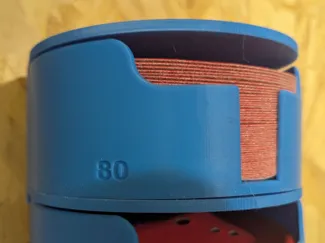Sandpaper Organizer - Wall Mount