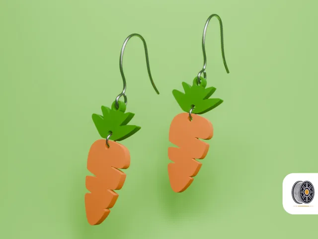 Easter Bunny Snack | An Easter Carrot Earring GIft