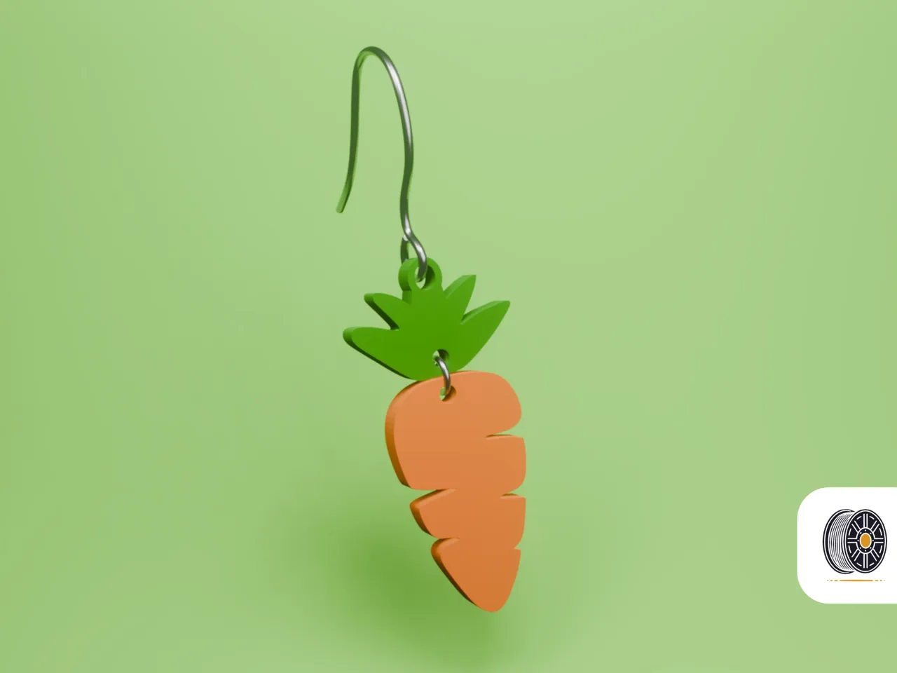 Easter Bunny Snack | An Easter Carrot Earring GIft view 2