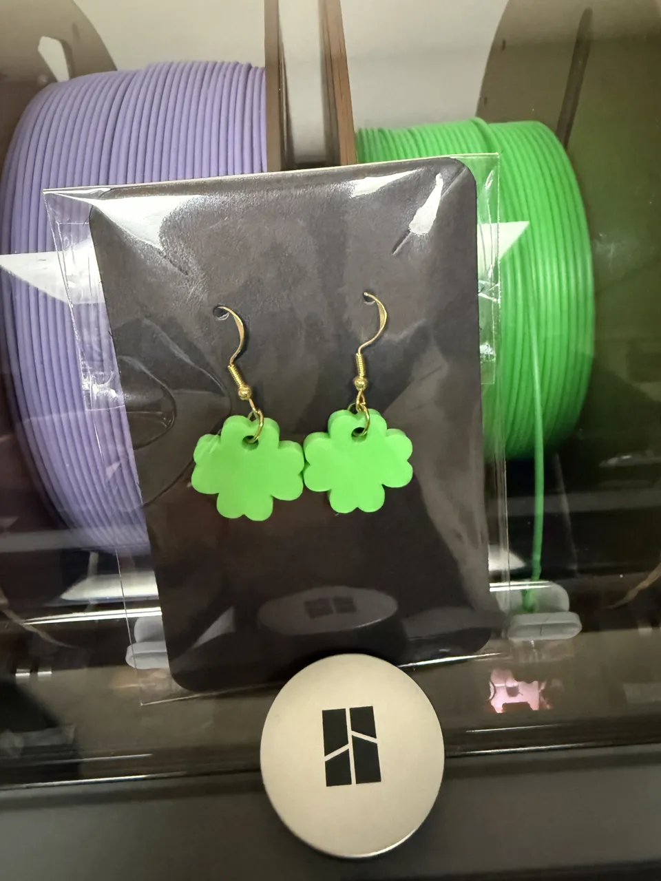 Four Leaf Clover Earrings view 3