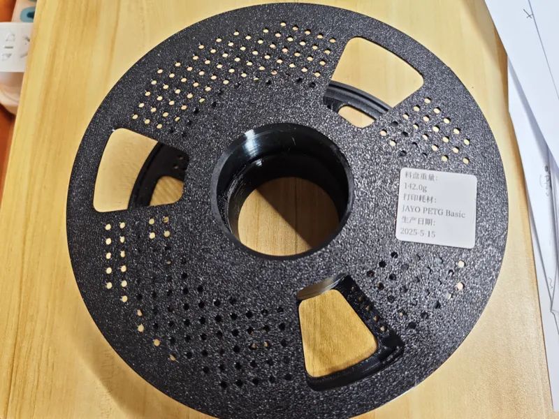 可拆卸可重复使用料盘（180mm 可重新捆绑耗材避免料盘占用）