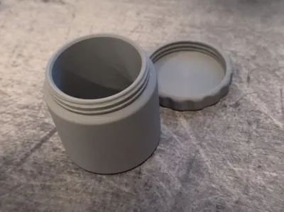 Minimalist Screw-Top Container - No Lip