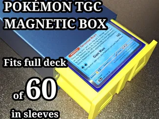 Pokémon TGC sleeved-deck box