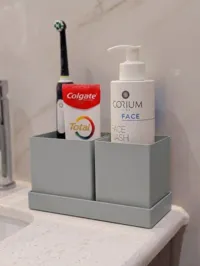 2 Compartments --0.2mm layer, 2 walls, 15% infill