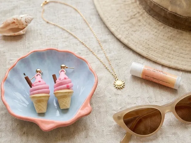 Cute Ice Cream Earrings - Summer Gift 3MF