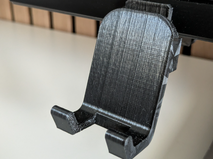 Modular monitor phone holder