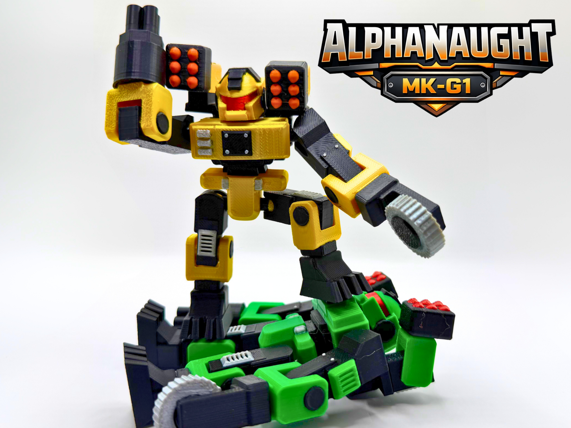 AlphaNaught Mk-G1: Modular Articulated Mech Figure