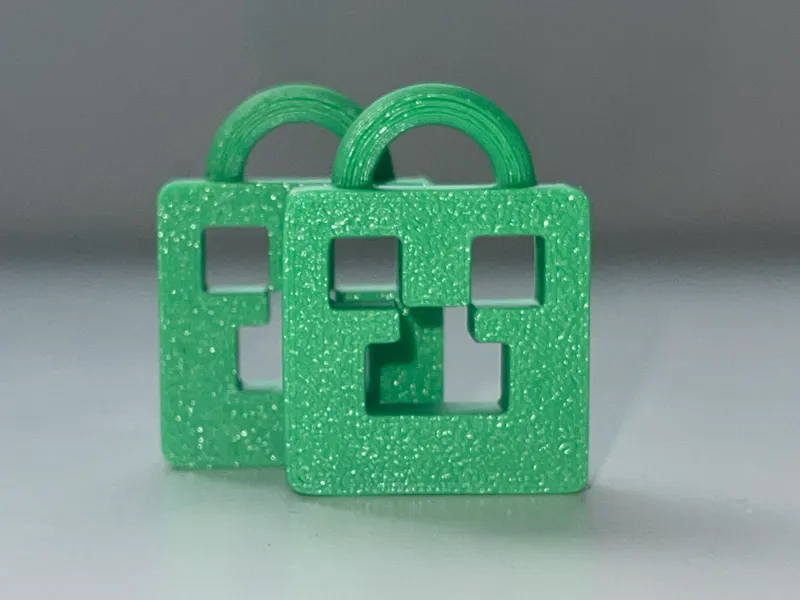 Minecraft Creepergesicht Schlüsselanhänger