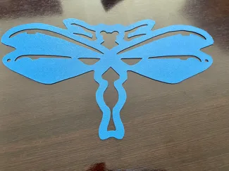 Masque ou pochoir pour enfants - Libellule