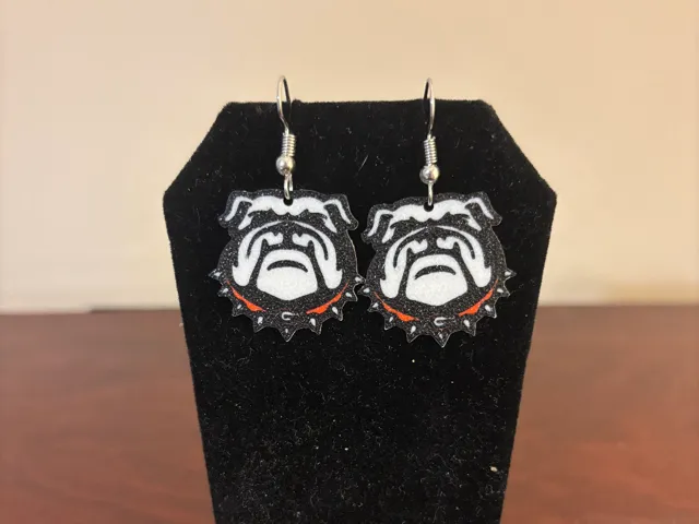 UGA Dawg Earrings