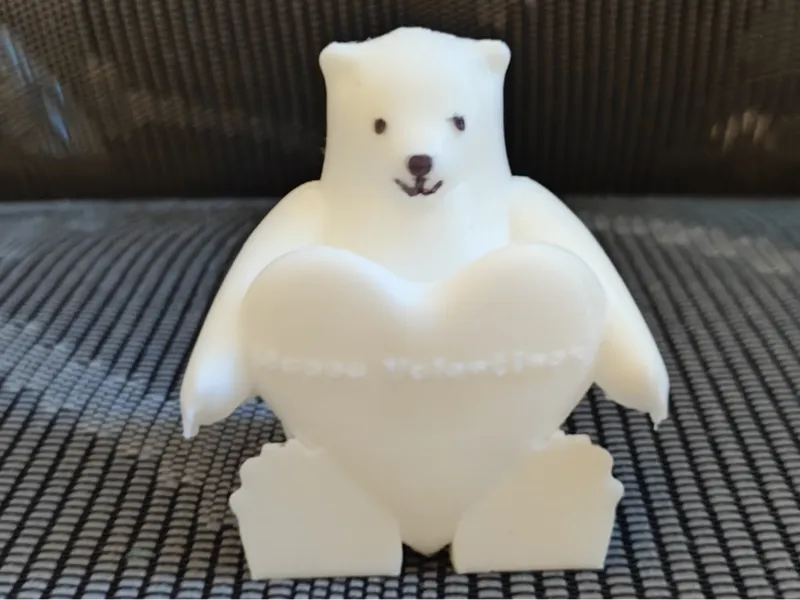 Valentines Polar Bear