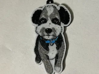 Aussiedoodle keychain