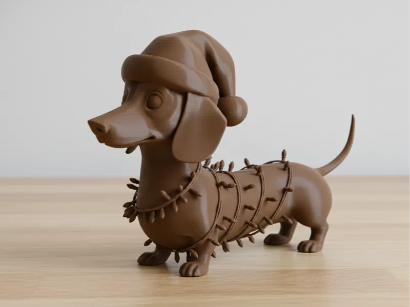 Christmas Dachshund
