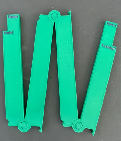 Noded Ruller Net foldable ruler by nmonari - MakerWorld